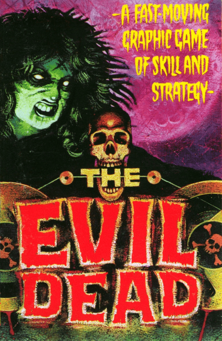 The Evil Dead box art for Commodore 64